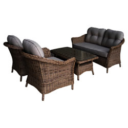 LG Outdoor Saigon Colonial Weave Café Lounge Set